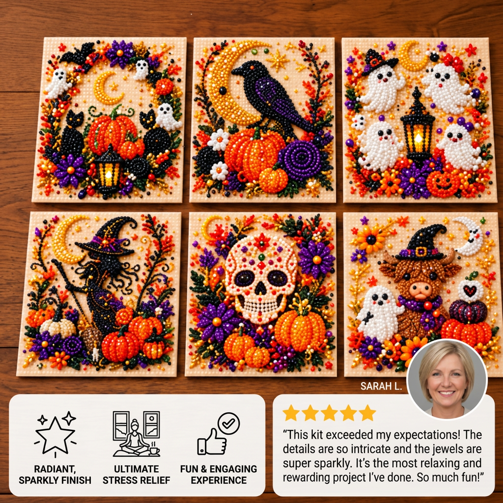 DIY Halloween Diamond Painting Kit