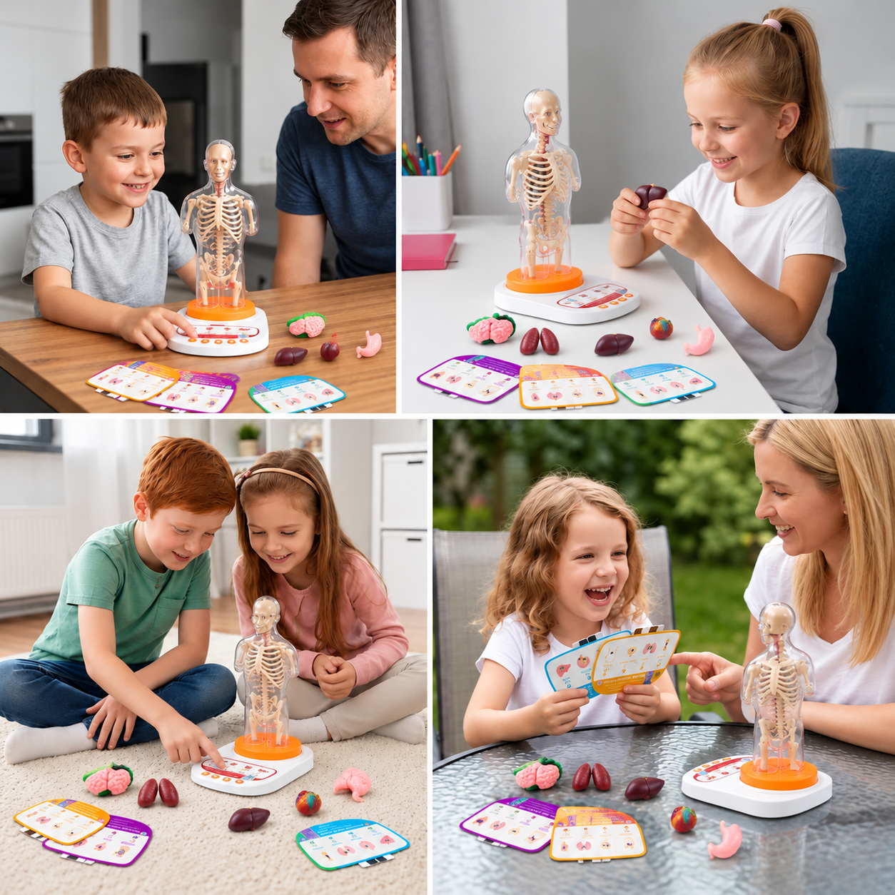 Interactive Talking Anatomy Model with Removable Organs & Audio-Guided Learning