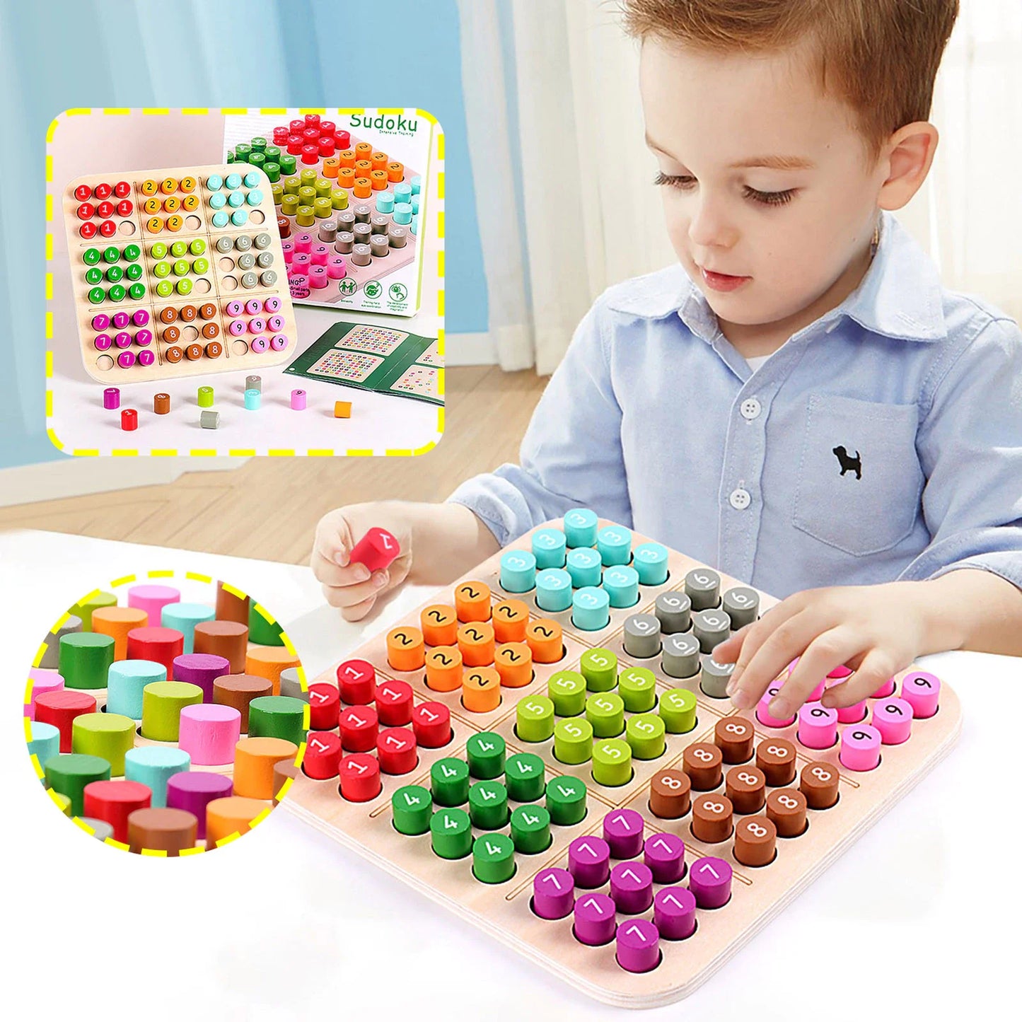 3D wooden sudoku - hours of fun and development