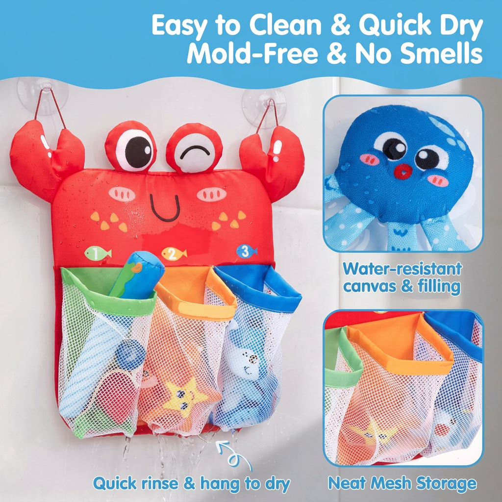 Montessori Magnet Fishing Bath Toy Set