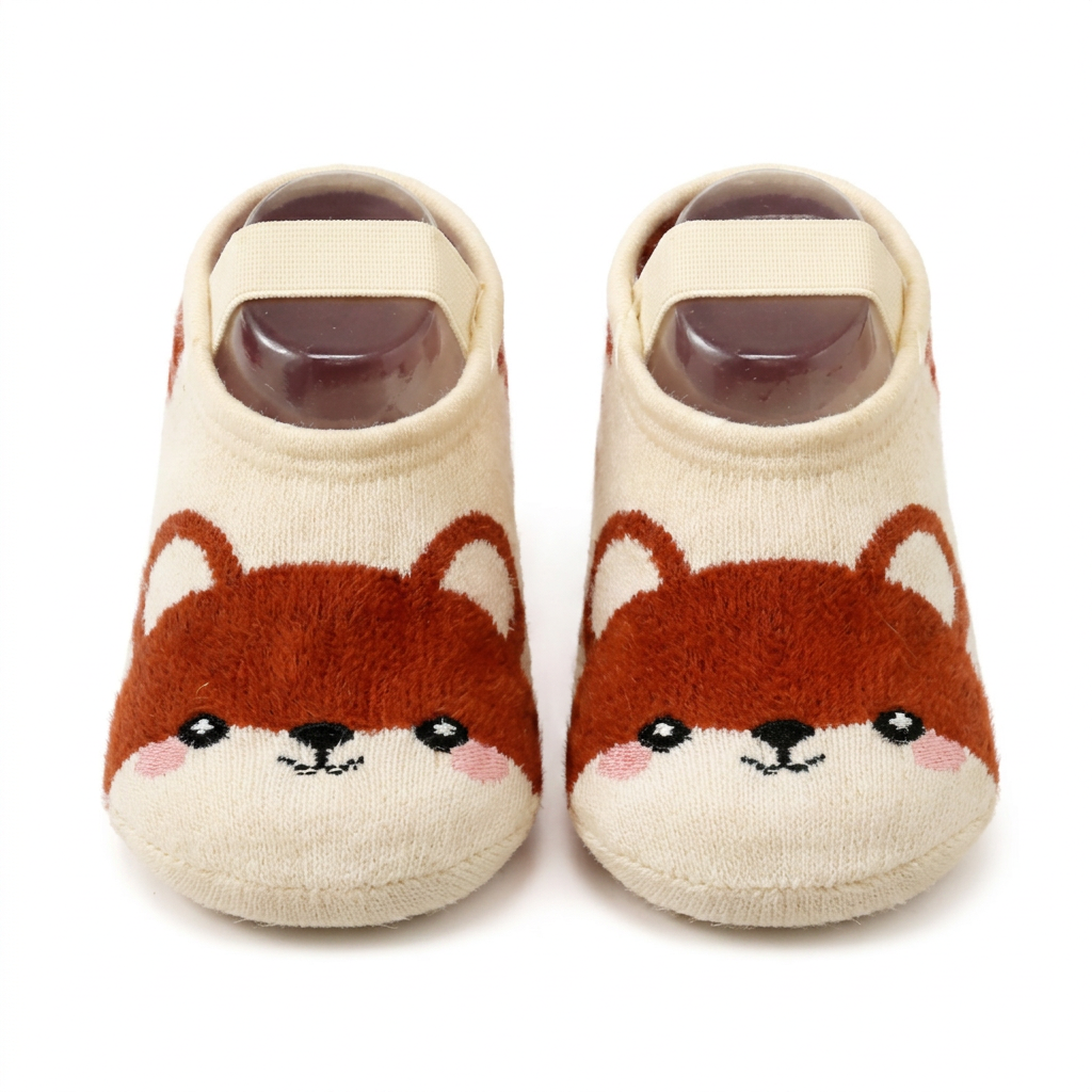 Non-Slip Cartoon Sock Shoes for Babies & Toddlers