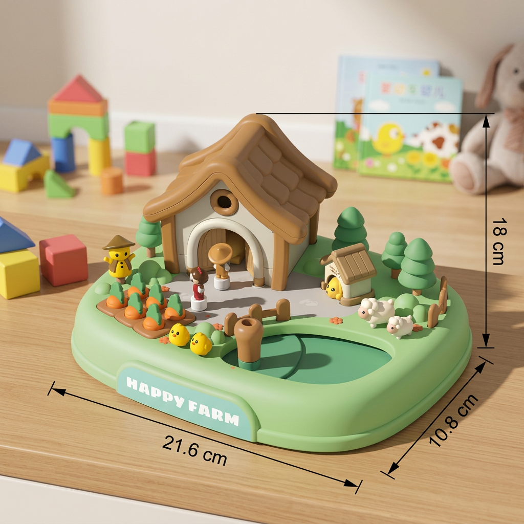 Magnetic Dream Castle & Garden Playset for Kids