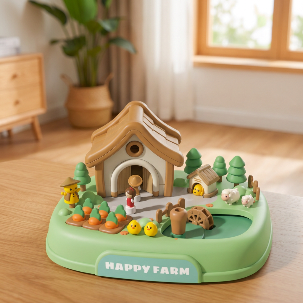 Magnetic Dream Castle & Garden Playset for Kids
