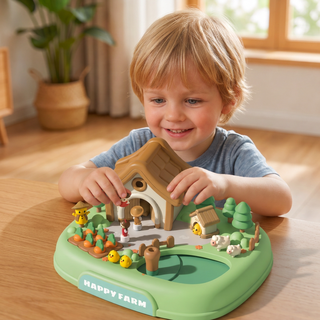 Magnetic Dream Castle & Garden Playset for Kids