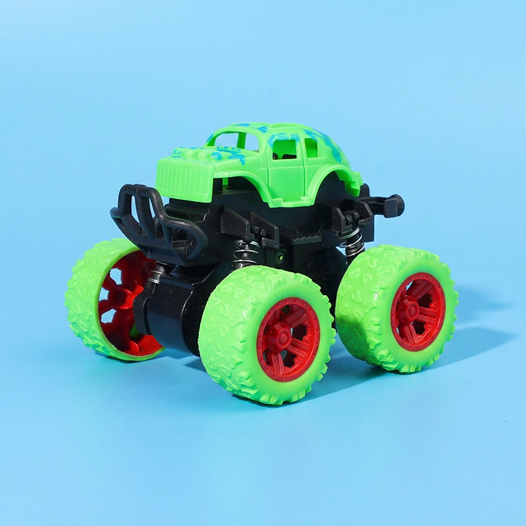 Friction-Powered Monster Truck Stunt Car for Kids