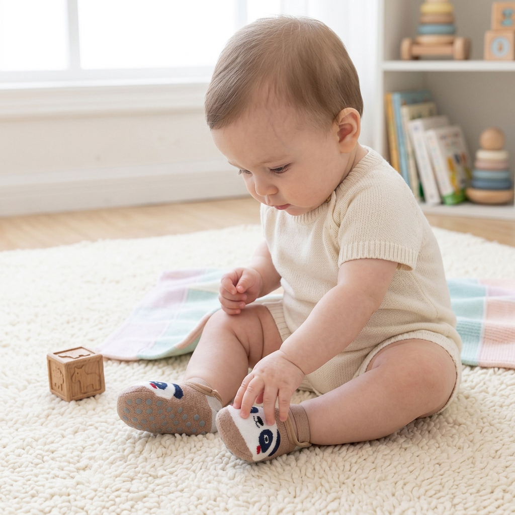 Non-Slip Cartoon Sock Shoes for Babies & Toddlers