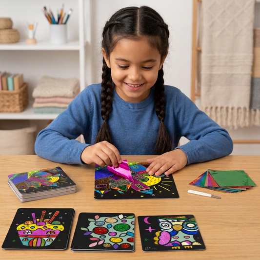 DIY Foil Art Craft Kit for Kids