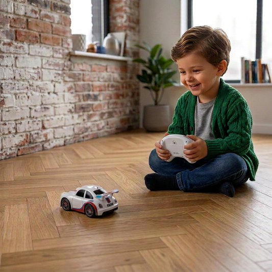 RC Racing Drift Car for Kids - Remote Control with Sensor Lights & Sound