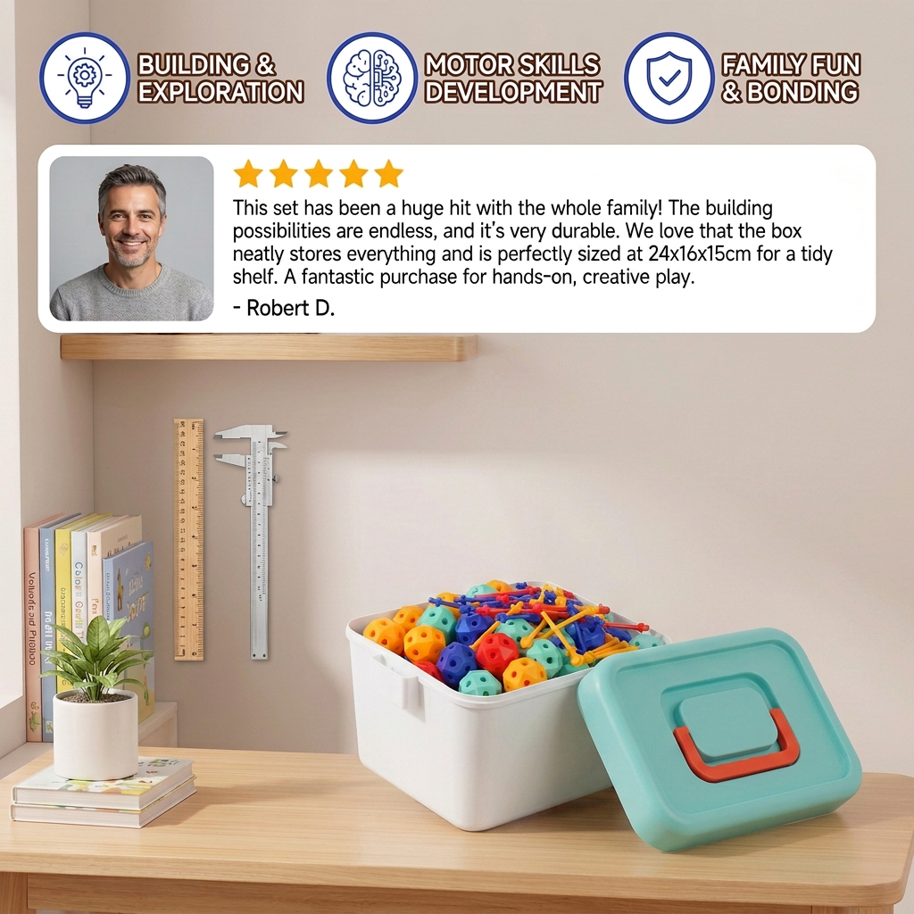3D STEM Construction Building Set – Creative Learning Toy