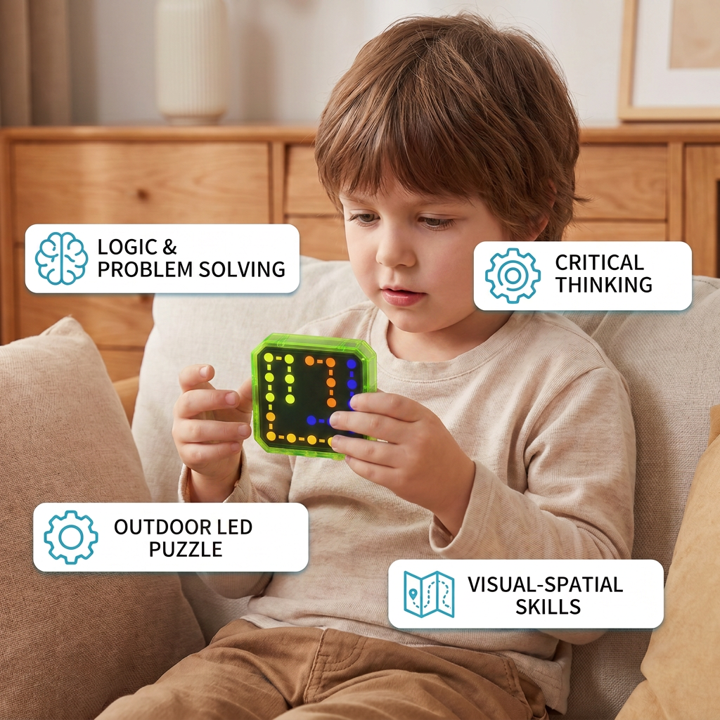 Smart Line LED Logic Puzzle Game – 800+ Brain Challenge Levels