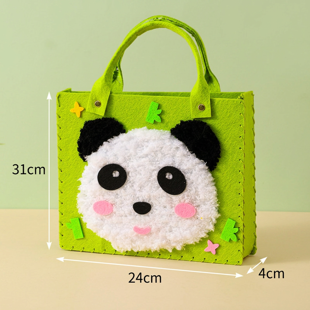 Kids DIY Plush Tote Bag Craft Kit