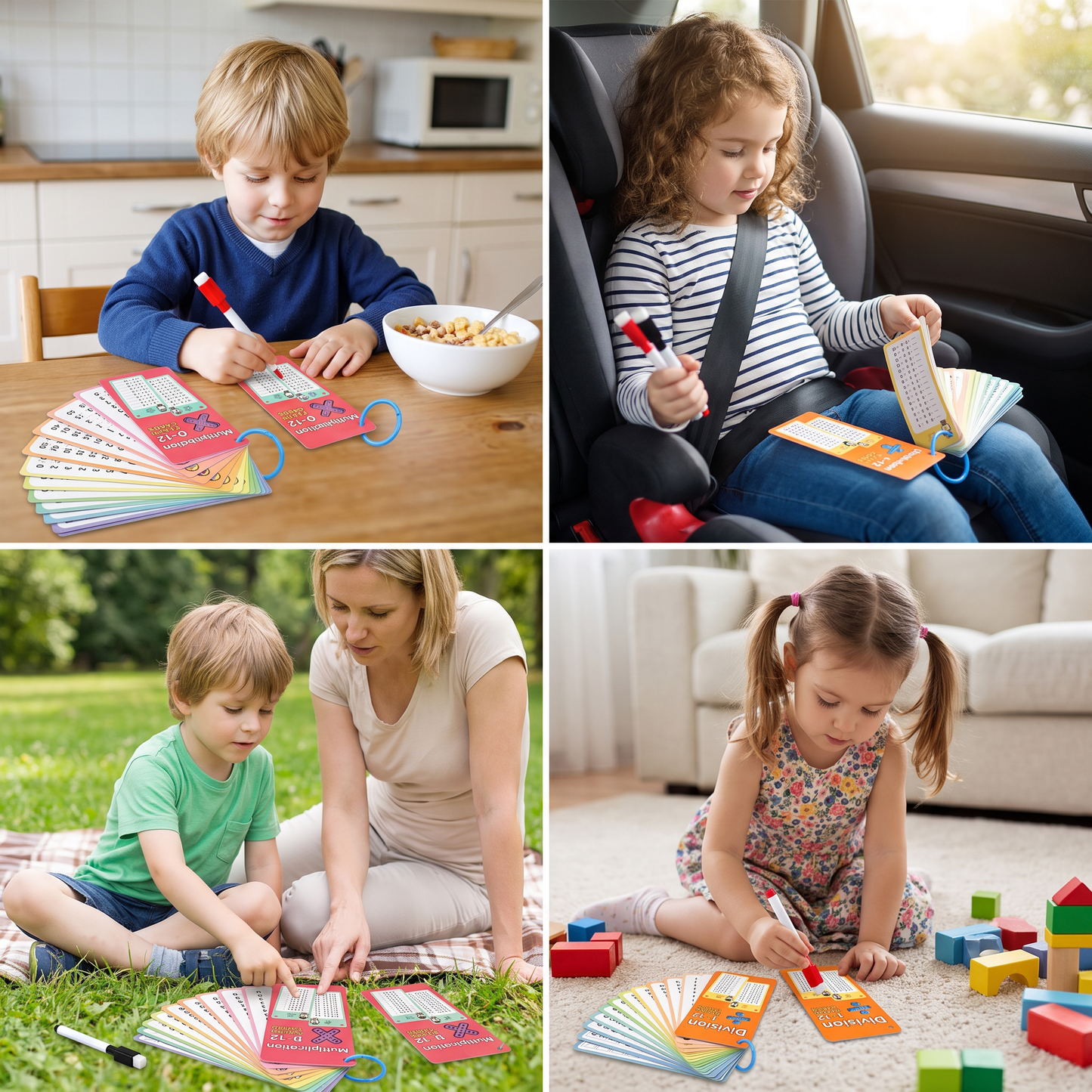 Reusable Maths Flash Cards