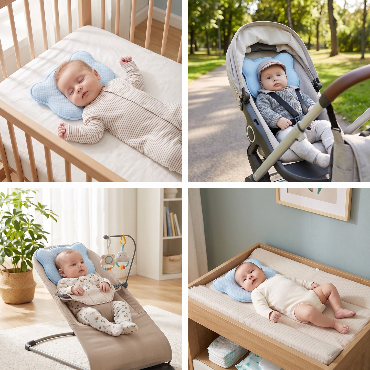 Memory Foam Baby Comfort Support Pillow