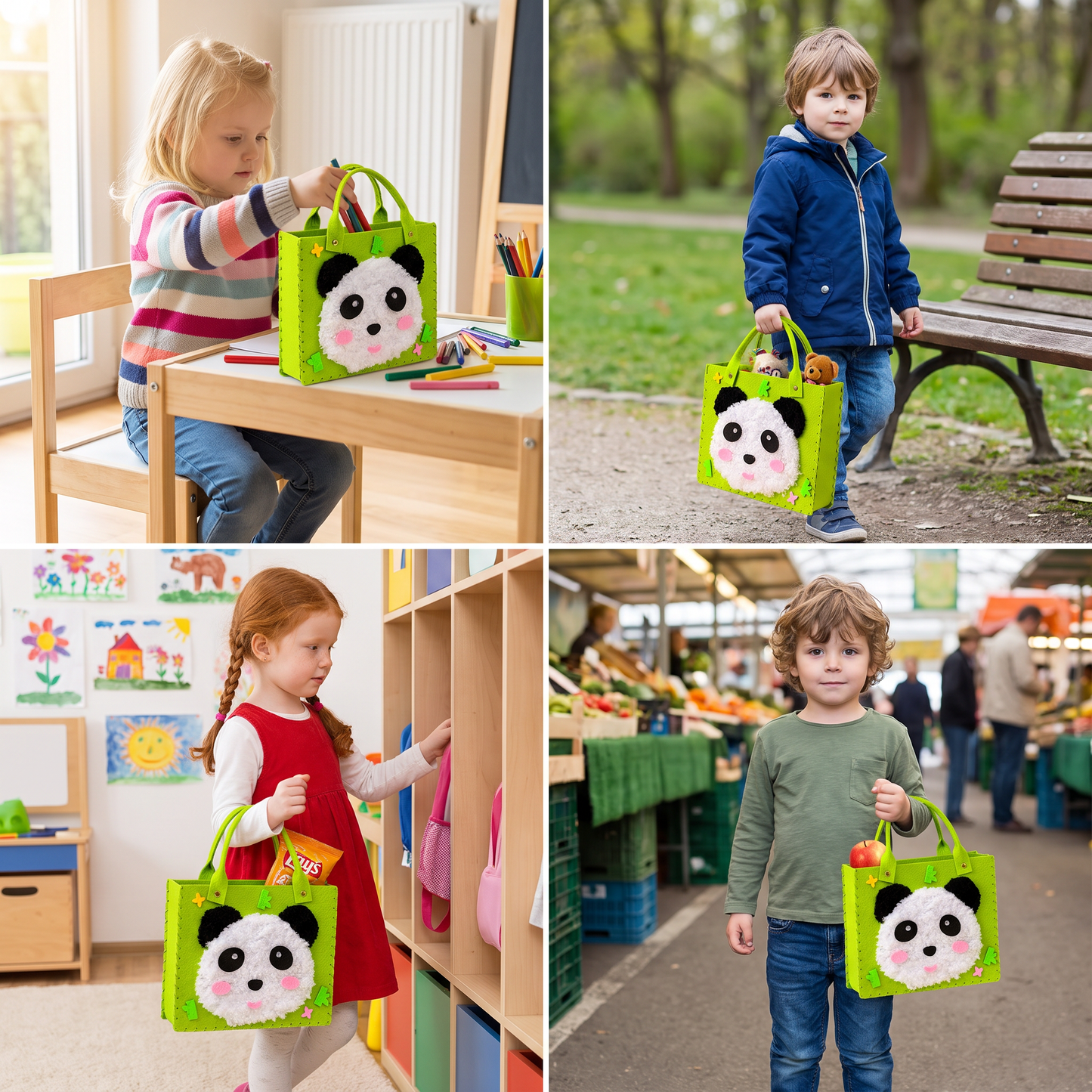 Kids DIY Plush Tote Bag Craft Kit