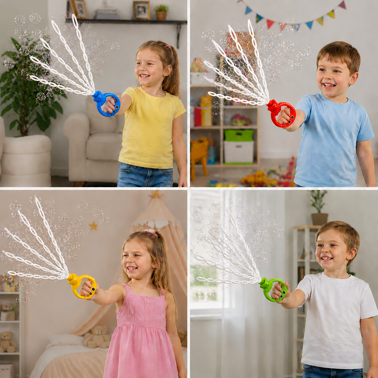 32-Hole Bubble Wand – Giant Bubble Maker for Kids