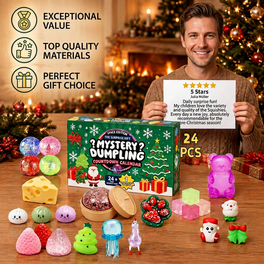 Christmas Squishy Advent Calendar for Kids