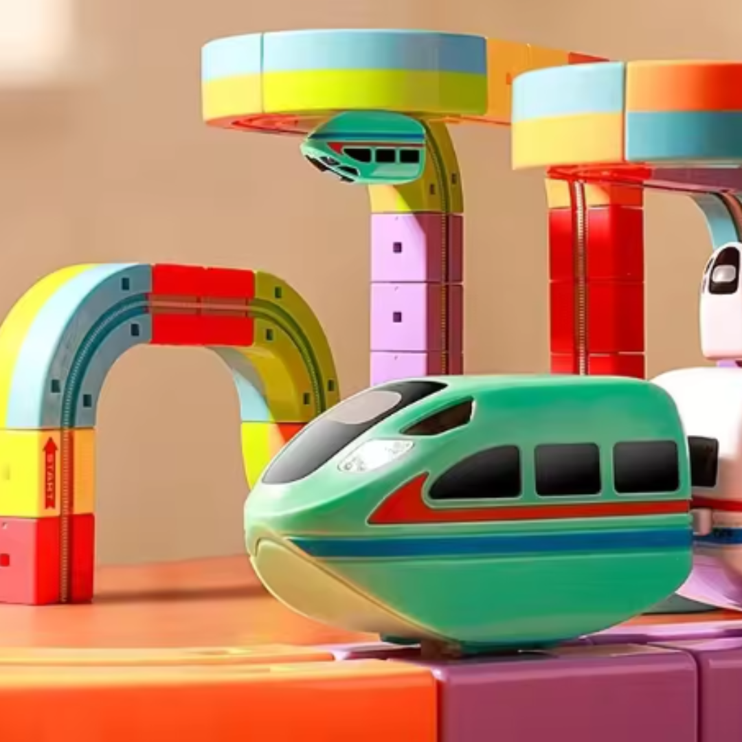 Magic rail cube track kids toy