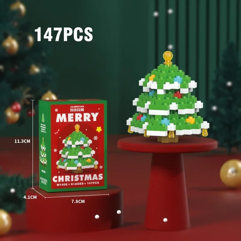 Building block Christmas figures – fun for the whole family