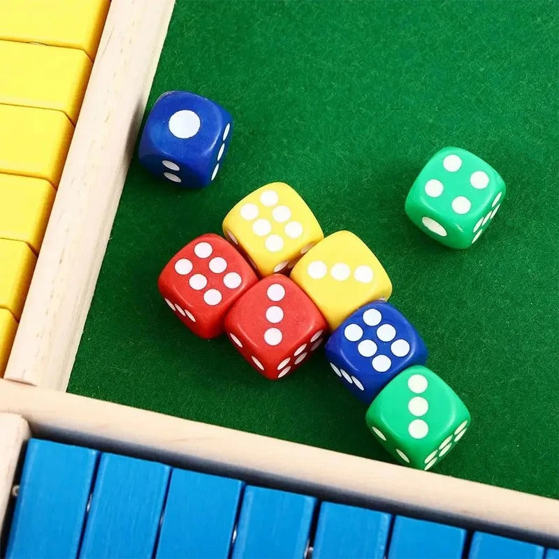 ShutTheBox Family Game 4 Player Set