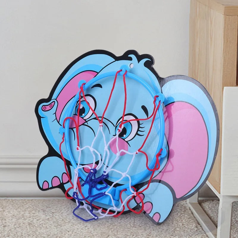 Cute animal basketball set for children