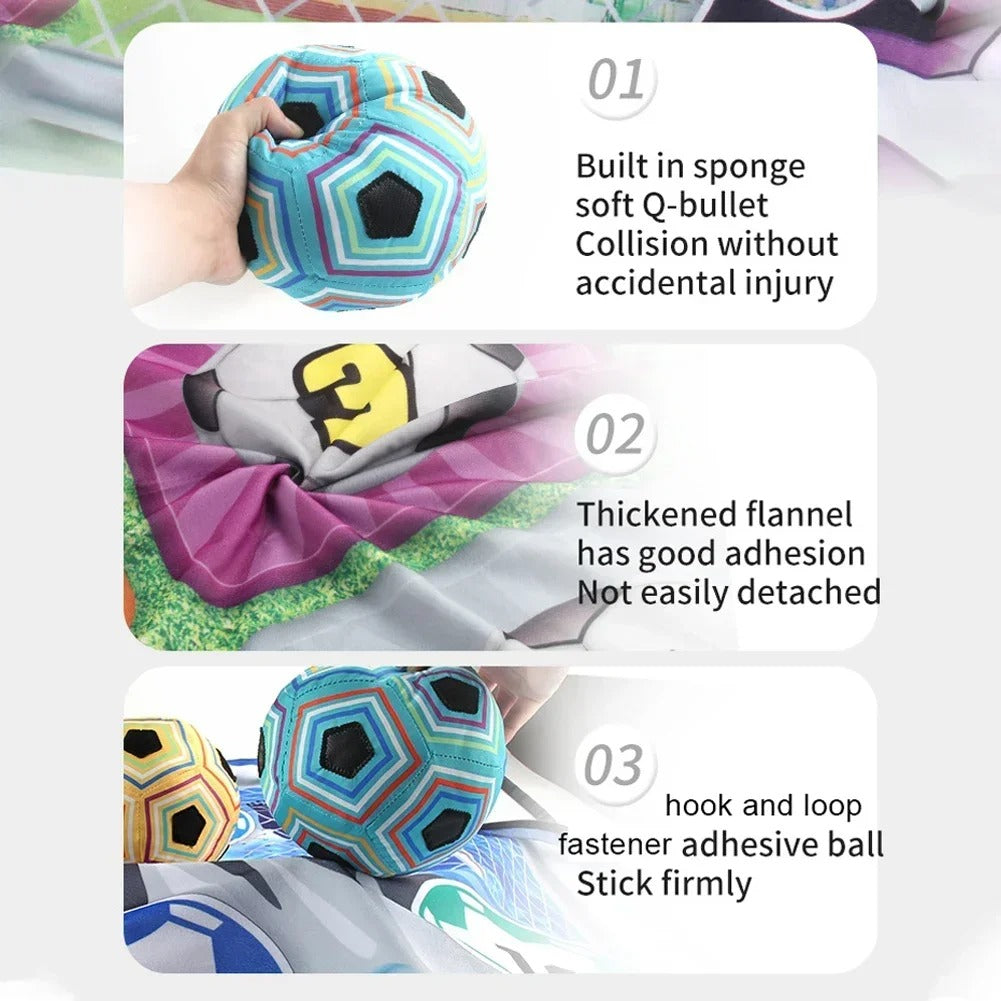 Safe football goal shooting wall for home use