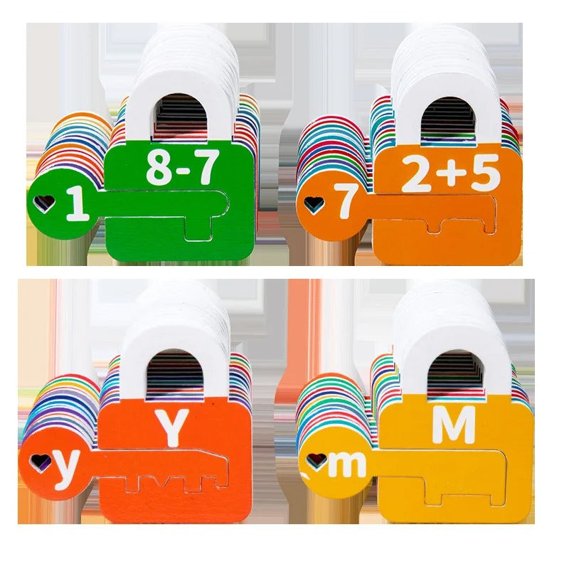 Letters and Maths Locks and Keys Educational Game