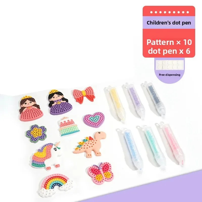 Magical bead painting – DIY set for kids