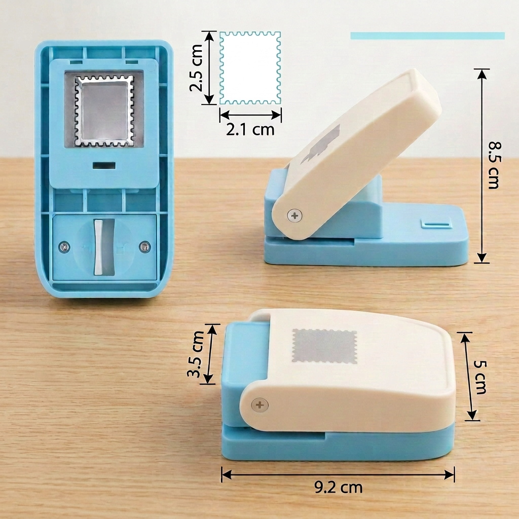 DIY Postage Stamp Paper Punch for Kids’ Arts & Crafts