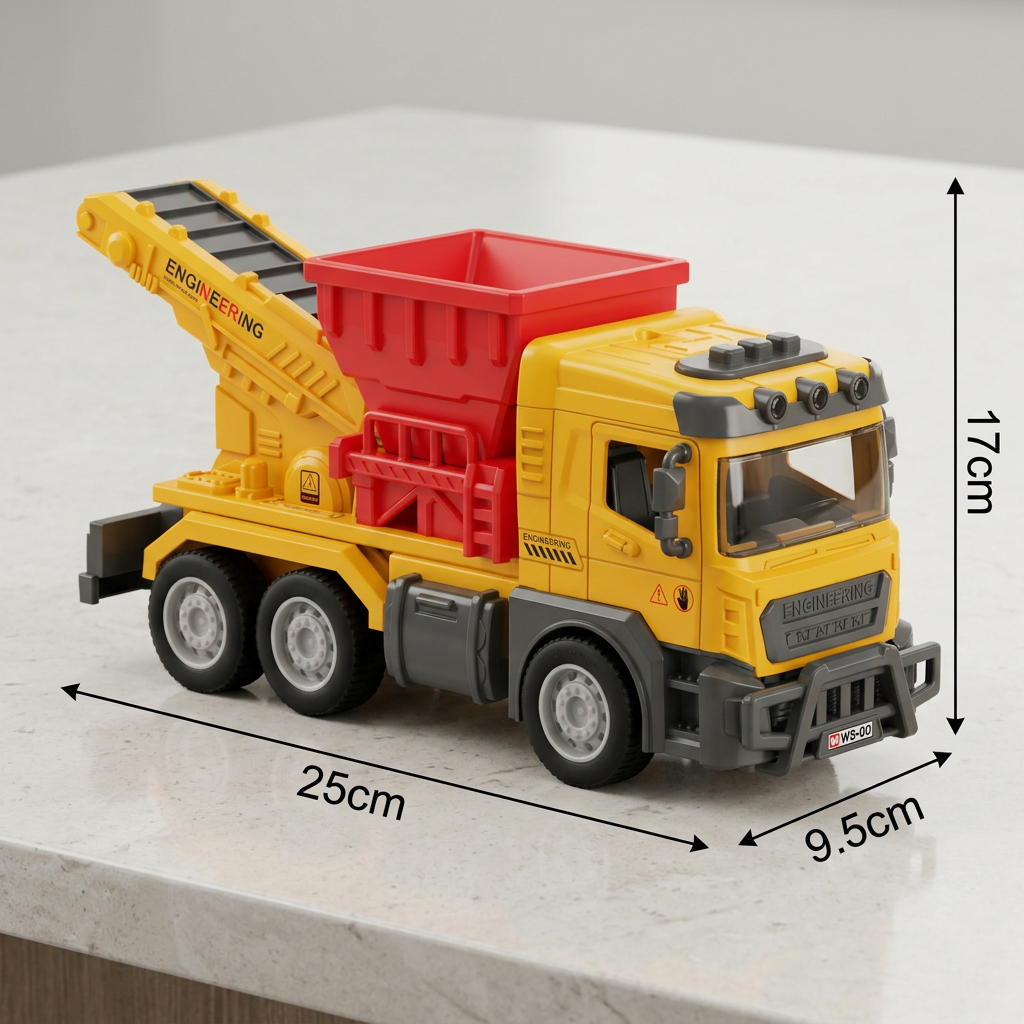 Construction Dump Truck Toy with Lights & Sounds