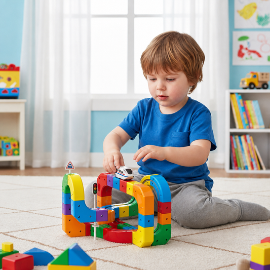 Magic rail cube track kids toy