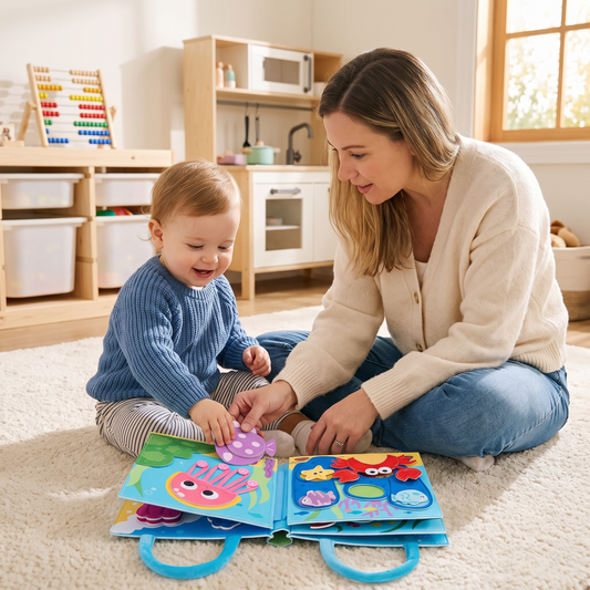 Montessori Ocean Animals Sensory Busy Book