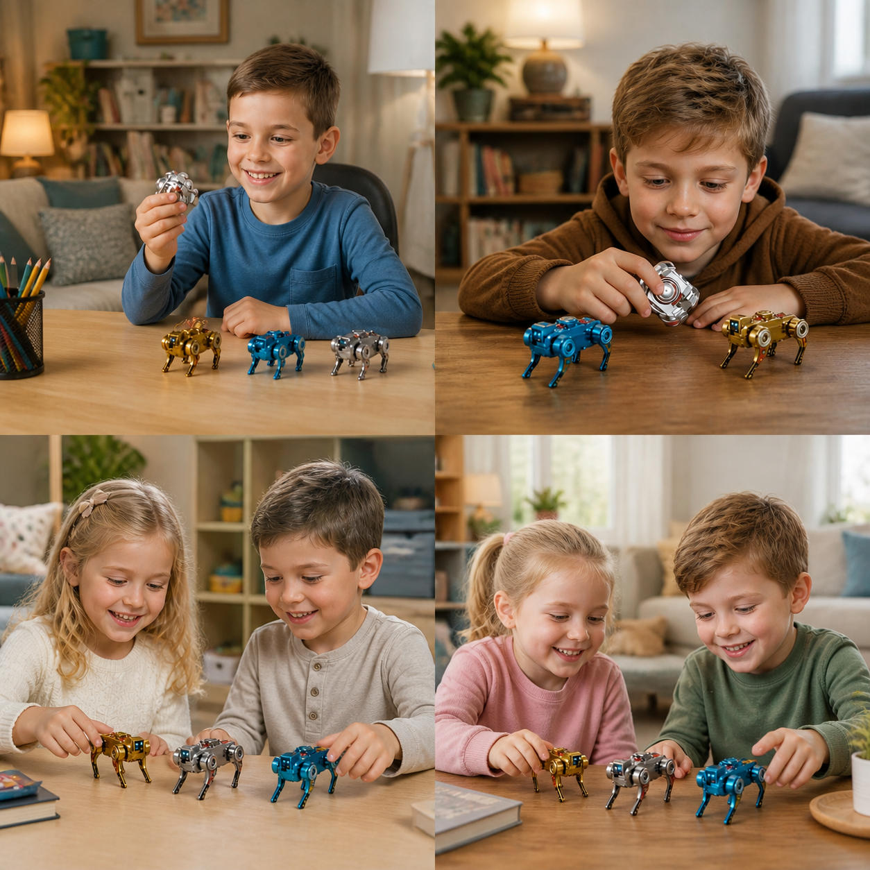 3-in-1 Mechanical Robot Dog Fidget Spinner Toy