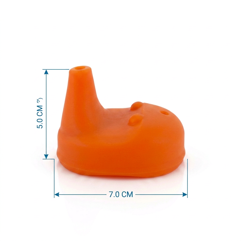 BPA-Free Spillproof Silicone Sippy Cup Lids with Straw