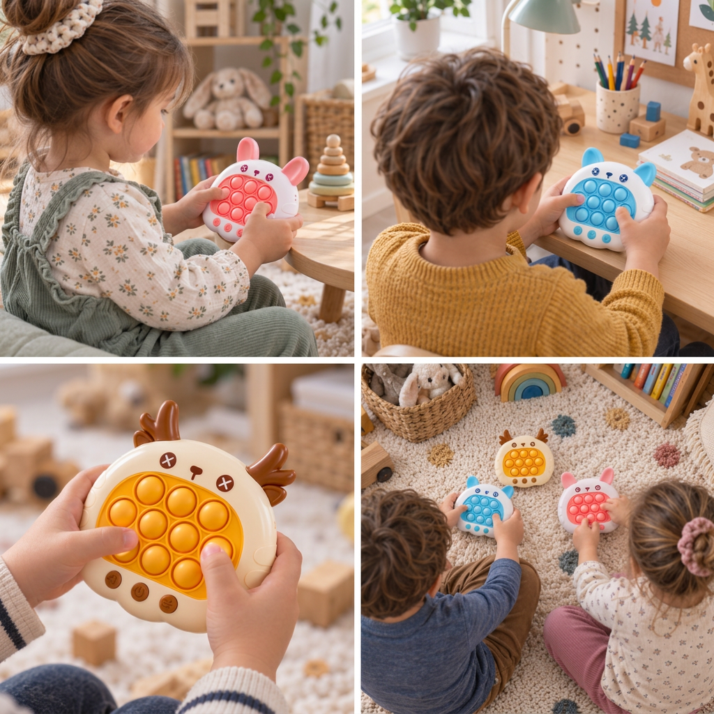 Pocket Pop Reaction Game – Sensory Stress Relief Fidget Toy for Kids