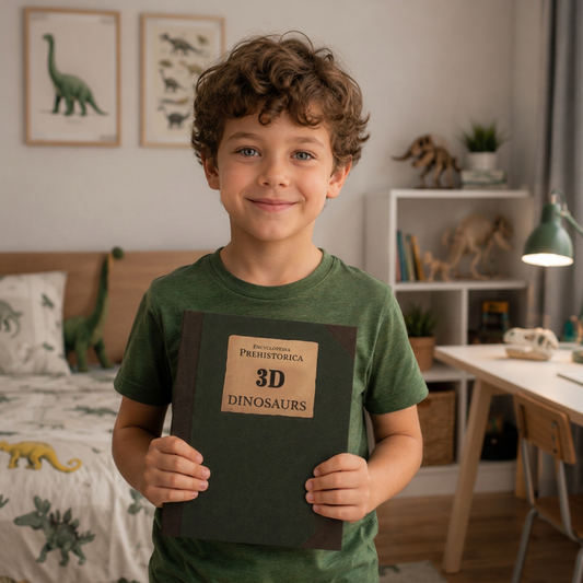 Interactive 3D Pop-Up Dinosaur Encyclopedia