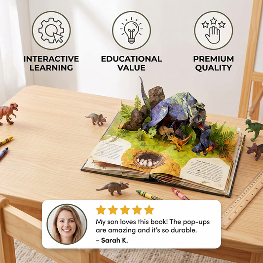 Interactive 3D Pop-Up Dinosaur Encyclopedia