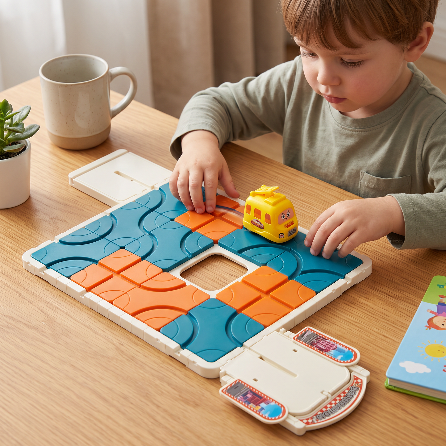 Sliding Track Maze Puzzle Game
