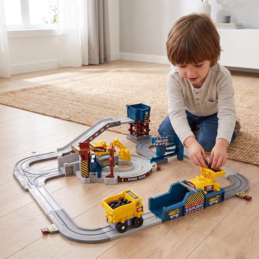 Interactive Electric Quarry Adventure Train Set