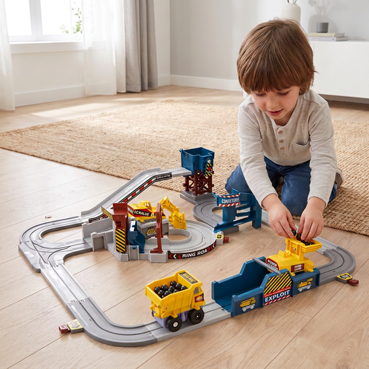 Interactive Electric Quarry Adventure Train Set