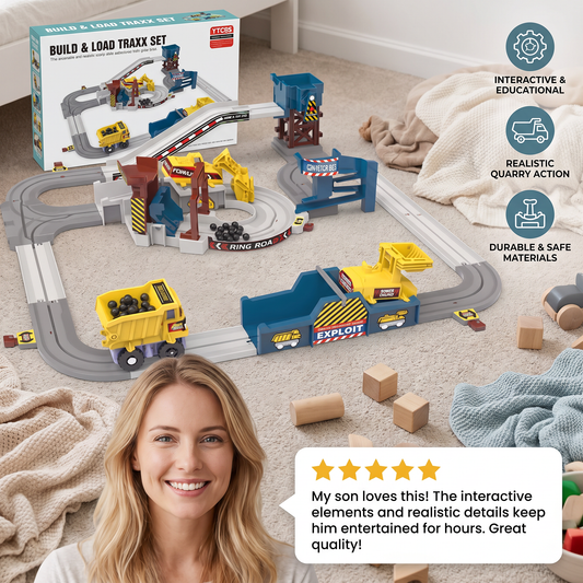 Interactive Electric Quarry Adventure Train Set