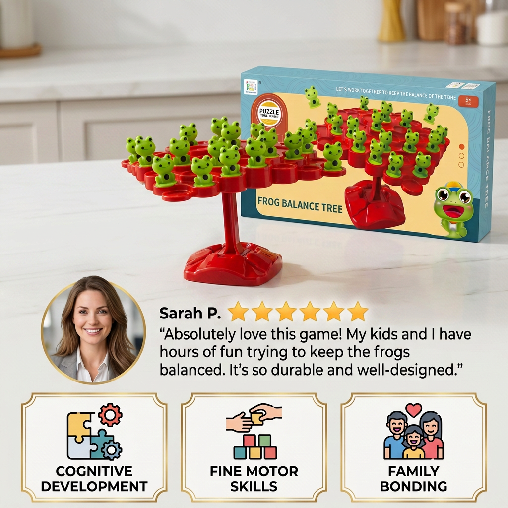 Frog Balance Board – Skill-Building Family Game