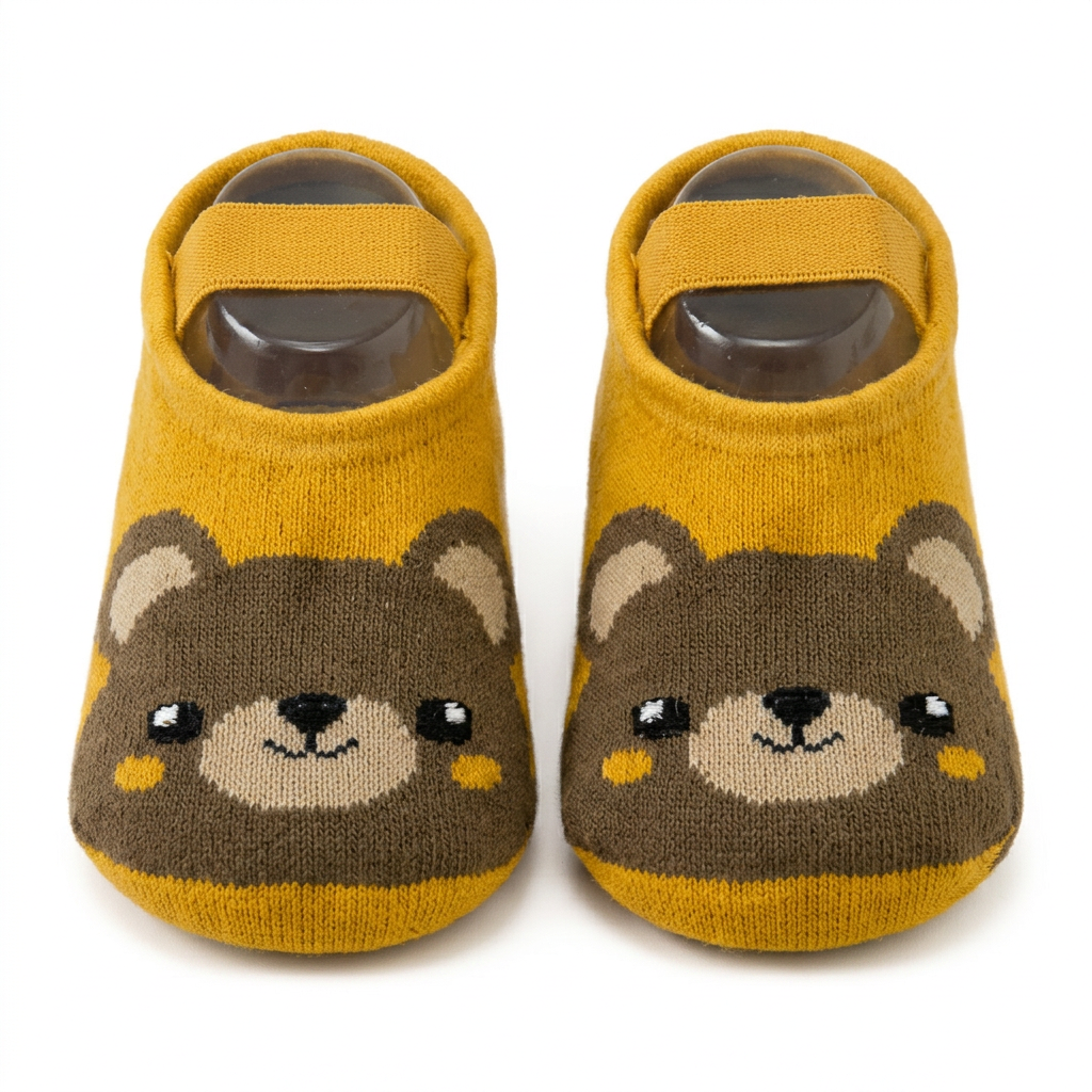 Non-Slip Cartoon Sock Shoes for Babies & Toddlers