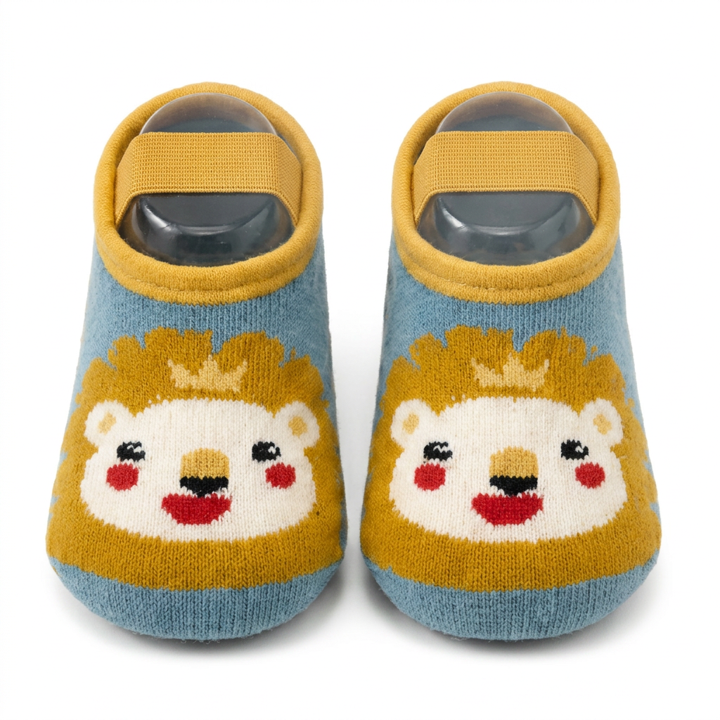 Non-Slip Cartoon Sock Shoes for Babies & Toddlers