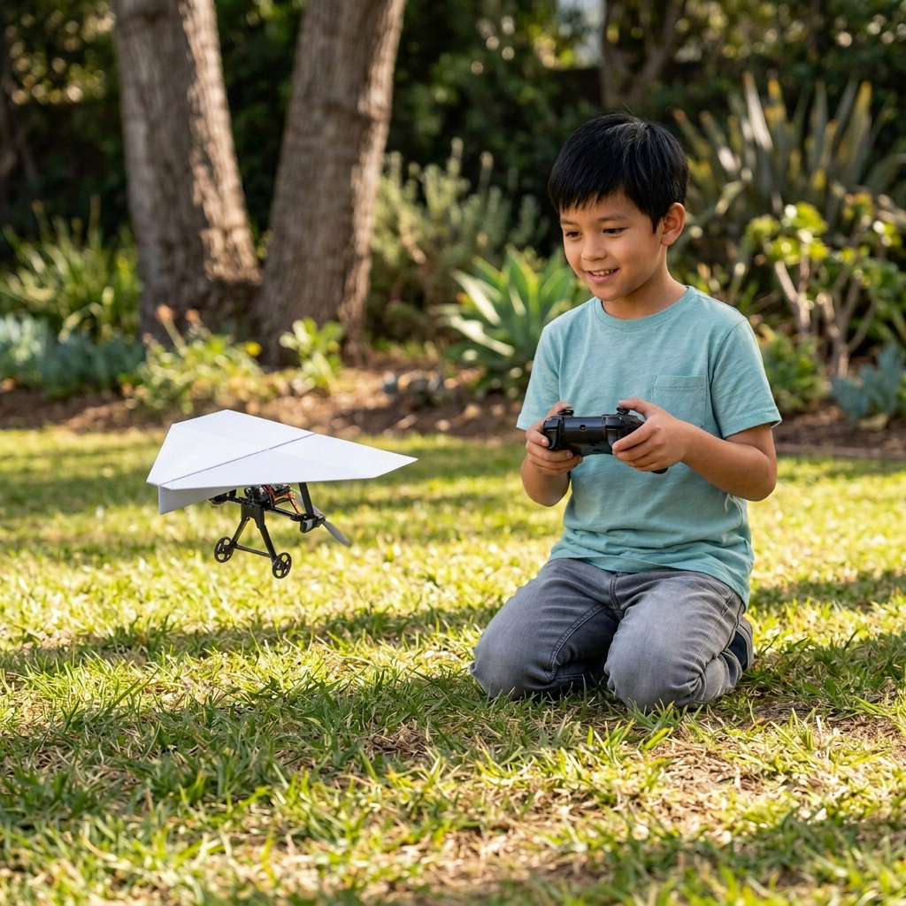 DIY Remote Control Paper Airplane Kit