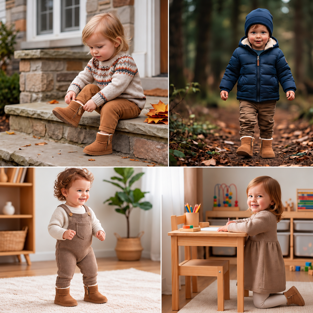 Cozy Waterproof Winter Boots with Non-Slip Soles