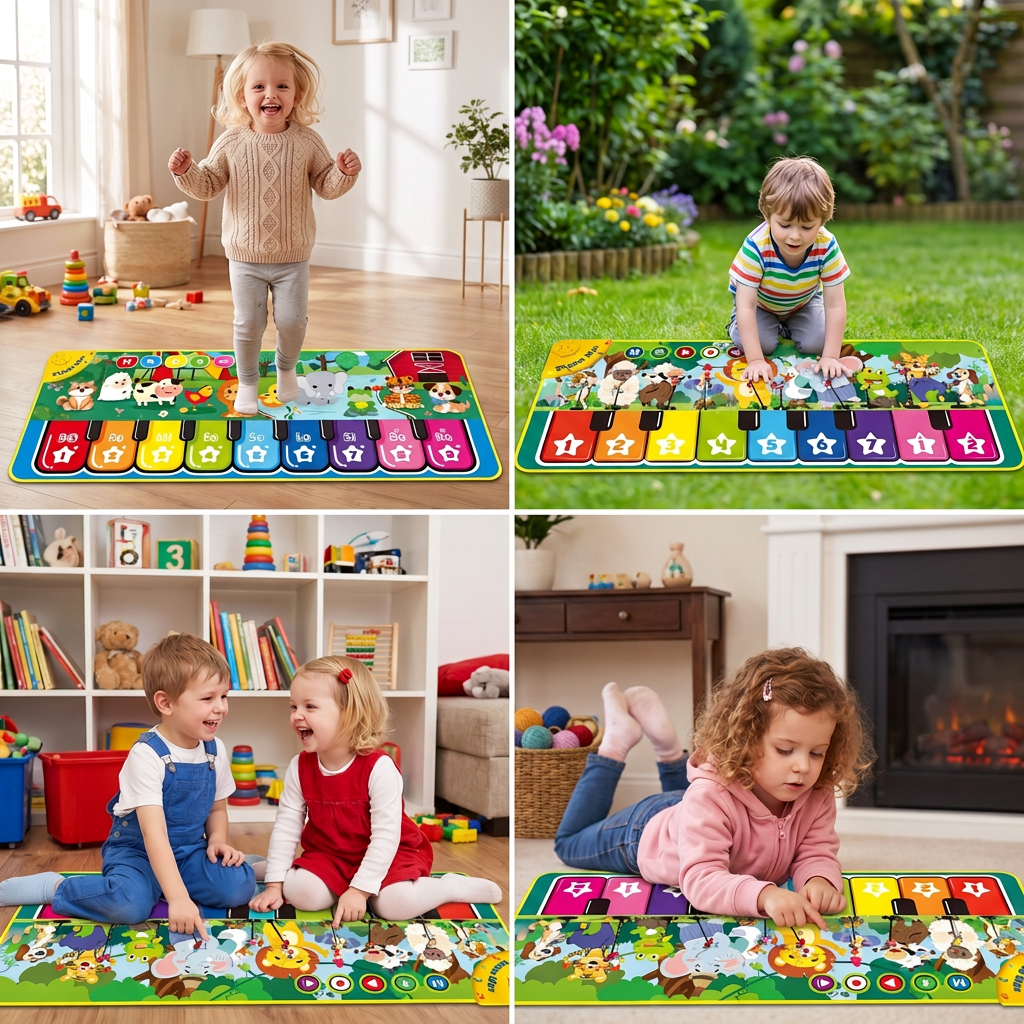 Interactive Musical Piano Play Mat