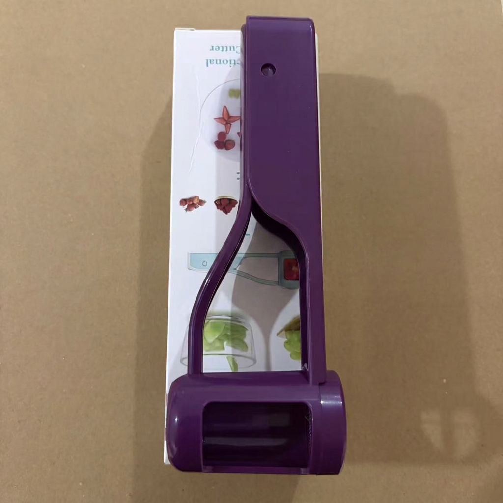 Stainless Steel Grape & Cherry Tomato Cutter – Safe One-Press Quarter Slicer for Toddlers & Kids
