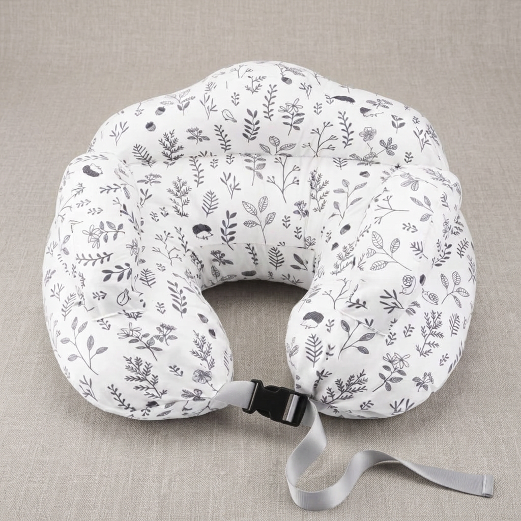 Multifunctional Nursing Pillow for Breastfeeding & Bottle Feeding with Removable Cover