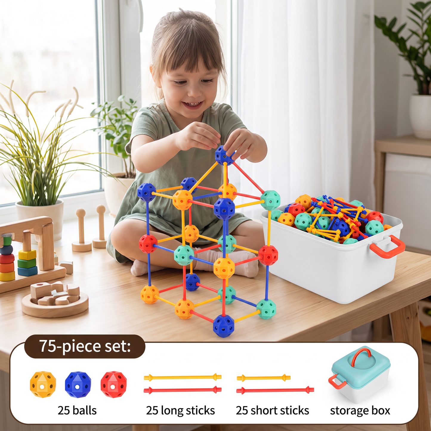 3D STEM Construction Building Set – Creative Learning Toy